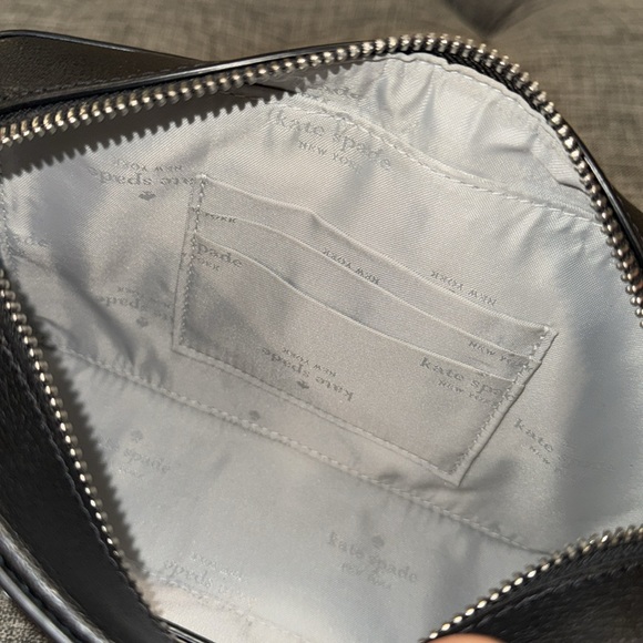 Kate Spade Bag Sienna Gray Black Colorblock Camera Crossbody - Picture 10 of 17